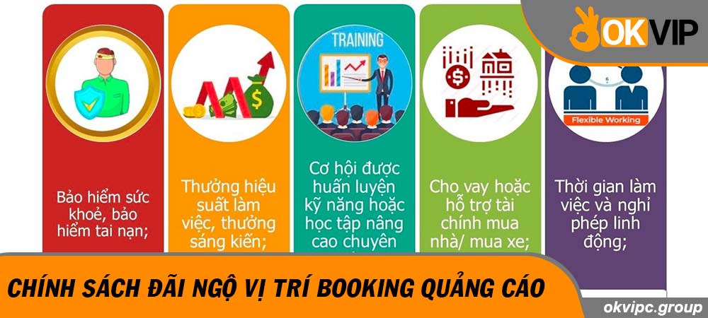 Chính sách đãi ngộ vị trí booking quảng cáo