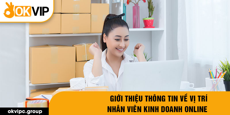 Giới thiệu thông tin về vị trí nhân viên kinh doanh online