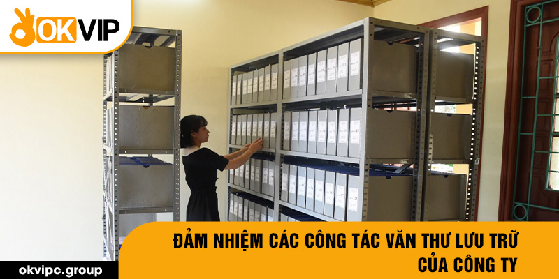 Quản lý toàn bộ tài sản, cơ sở trang thiết bị của công ty