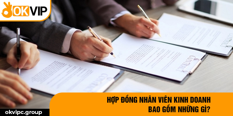 Hợp đồng nhân viên kinh doanh bao gồm những gì?